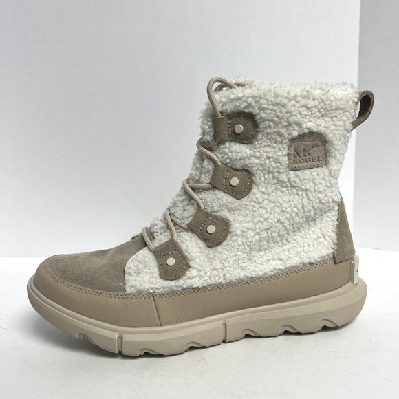 Sorel Womens Explorer II Joan Cozy Waterproof Boot White Size M